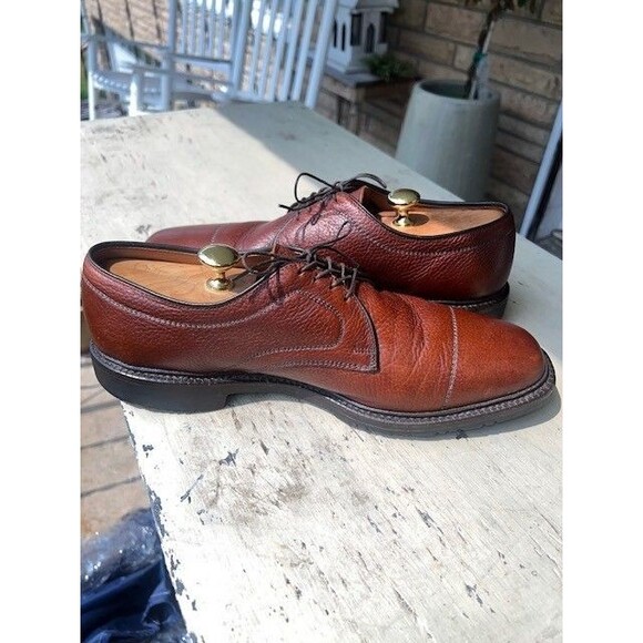 ALLEN EDMONDS BECKER MEN’S CAPTOE OXFORD LEATHER SHOES SIZE 11.5D main image 6